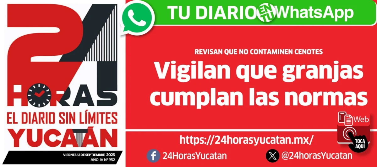 Portada de 24 Horas Yucatan
