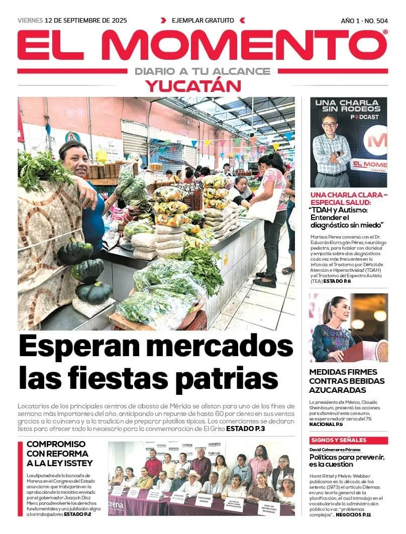 Portada de El Momento Yucatan