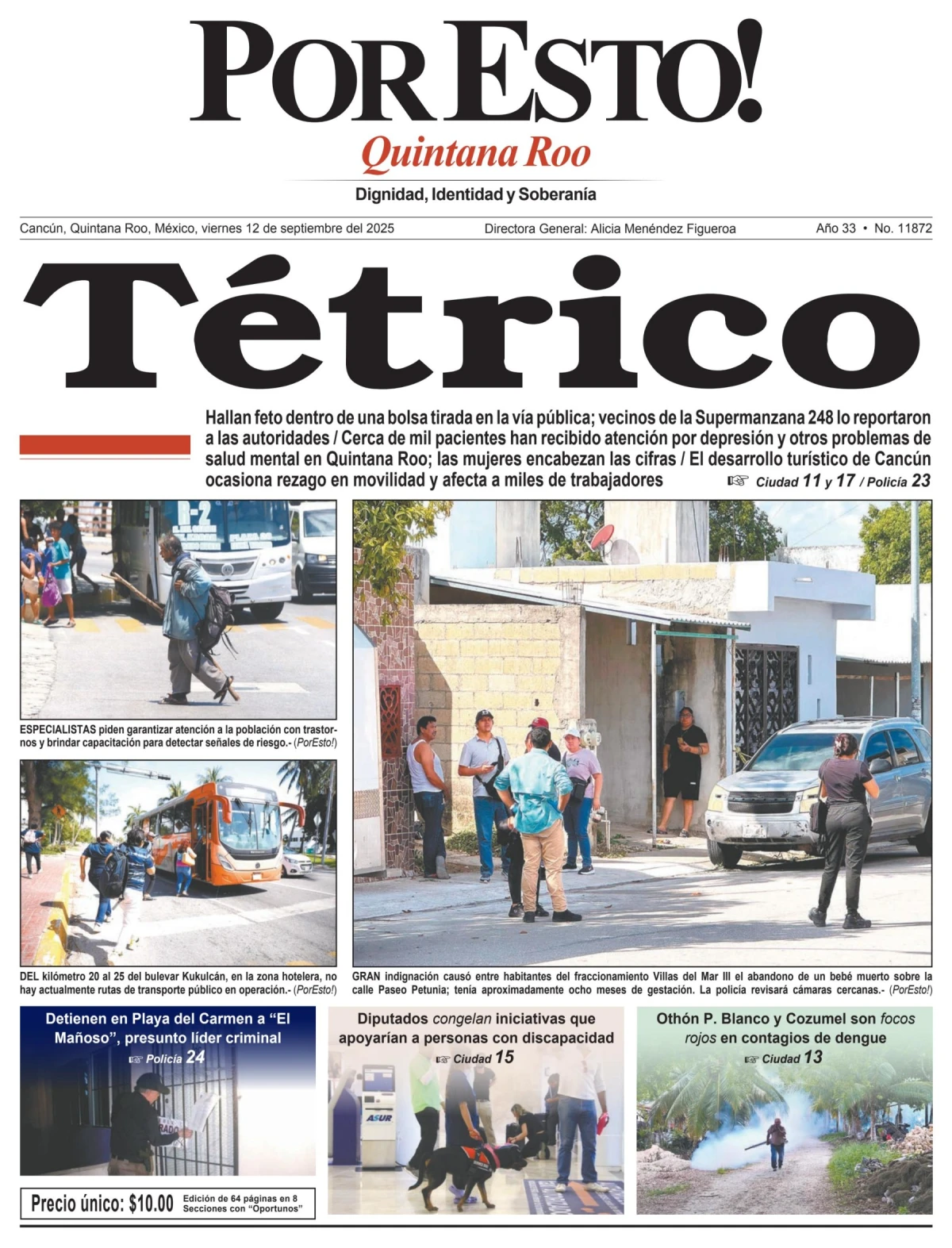 Portada de Por Esto (quintana Roo Cancun)