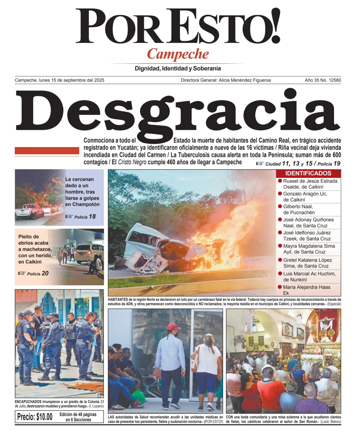 Portada de Por Esto (campeche)