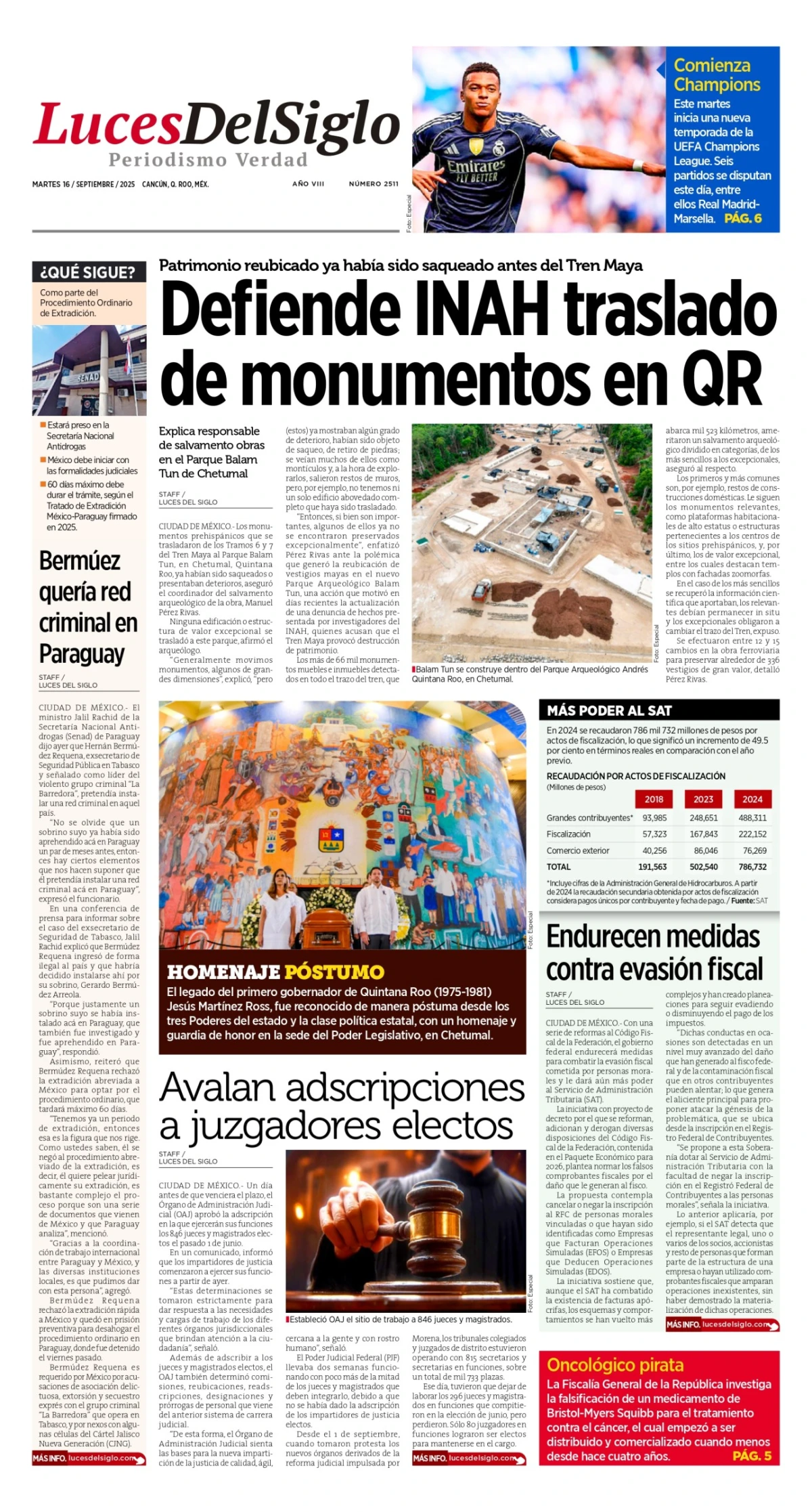 Portada de Luces del Siglo