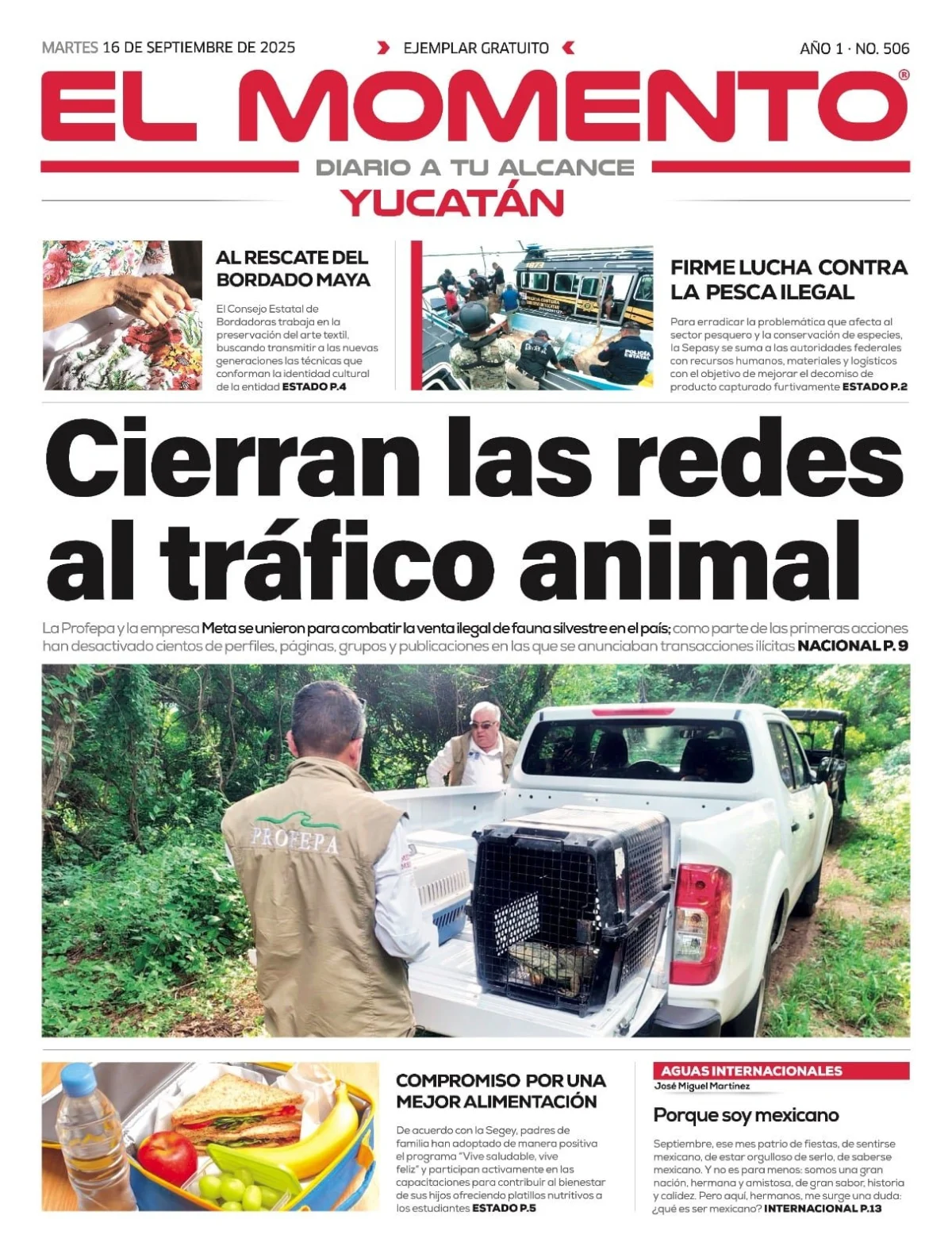 Portada de El Momento Yucatan