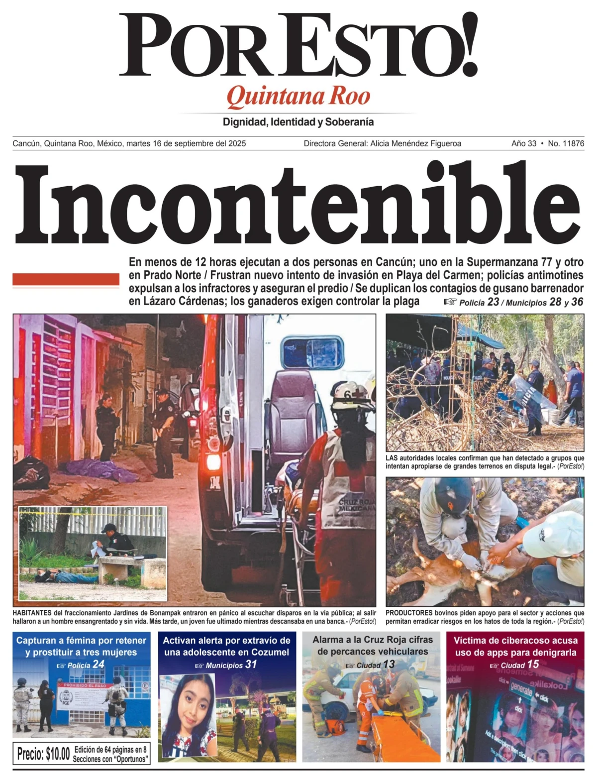 Portada de Por Esto (quintana Roo Cancun)
