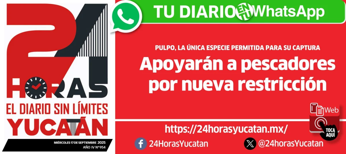 Portada de 24 Horas Yucatan