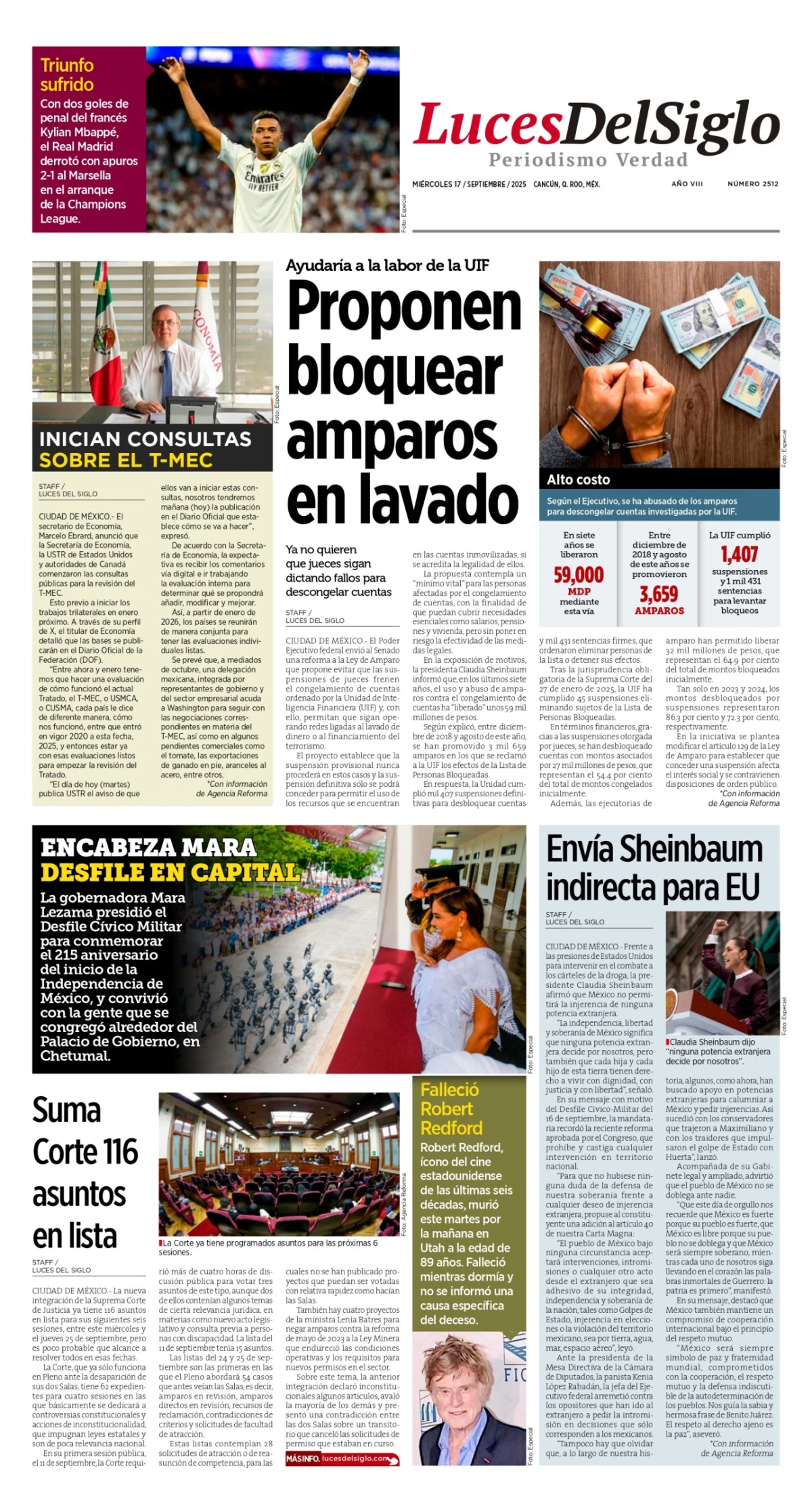 Portada de Luces del Siglo