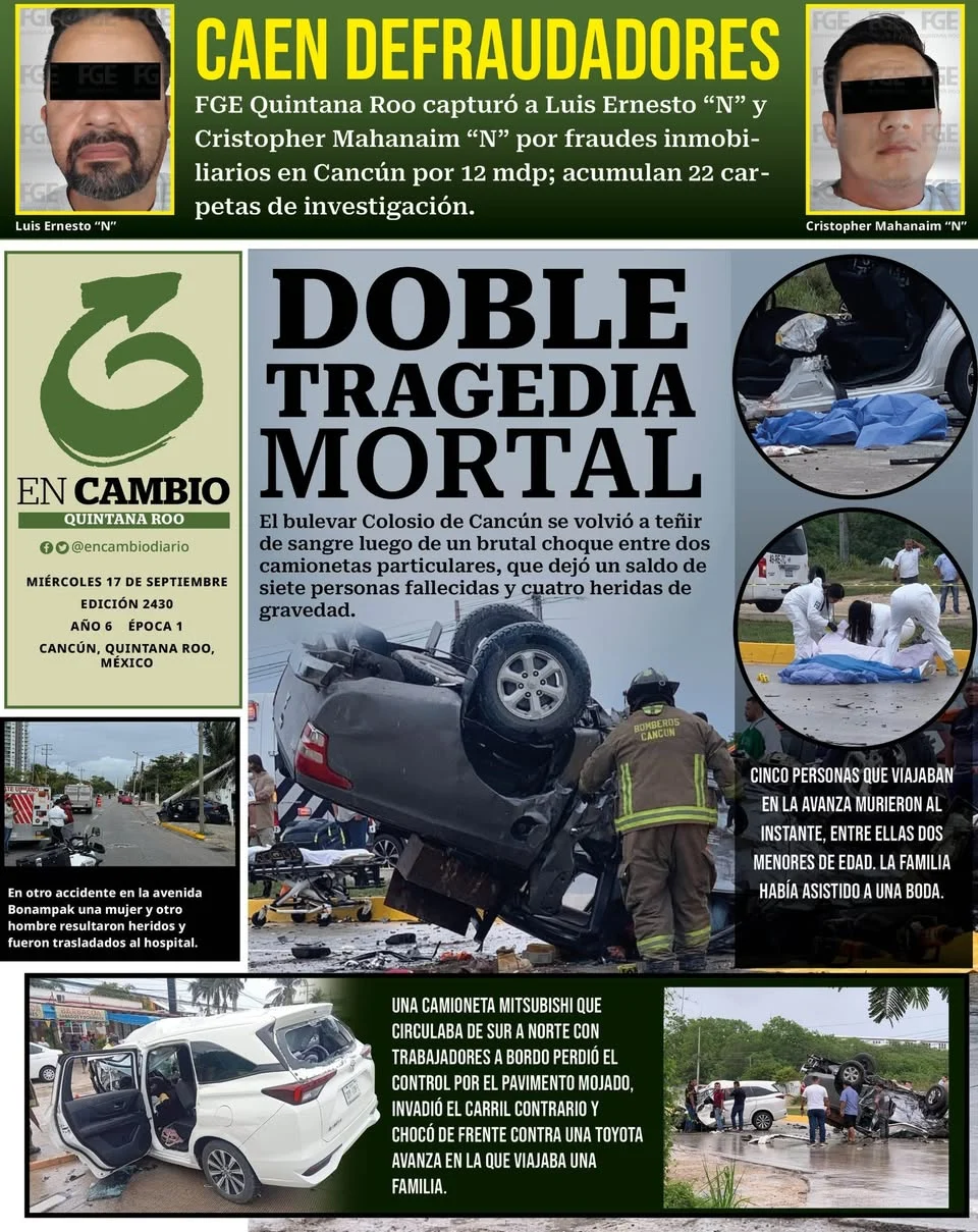Portada de En Cambio - Quintana Roo (contraportada)
