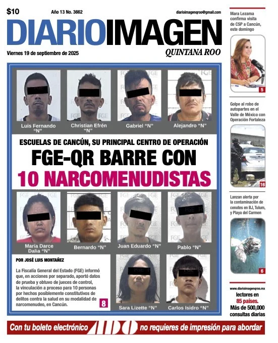 Portada de Diario Imagen Quintana Roo