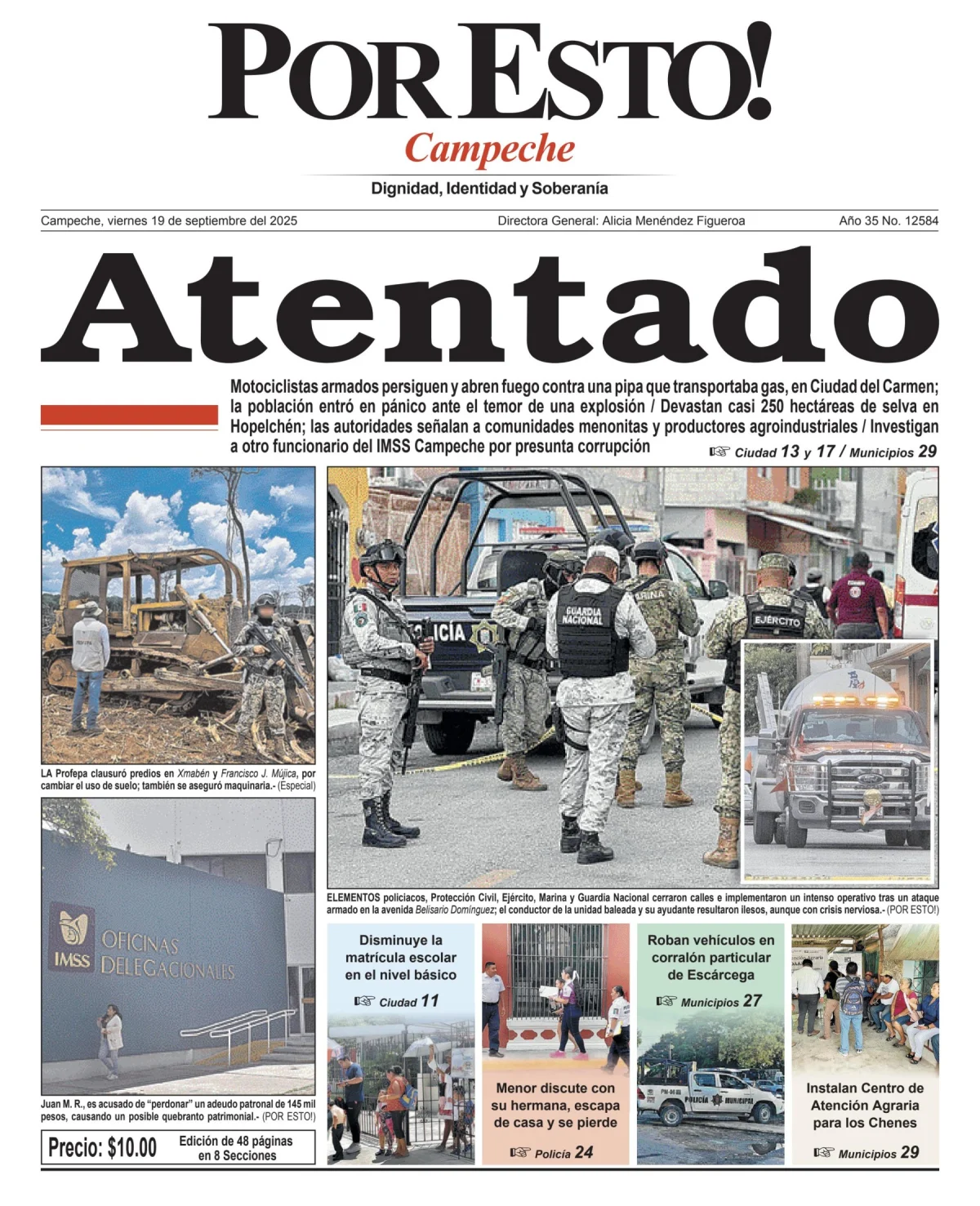 Portada de Por Esto (campeche)
