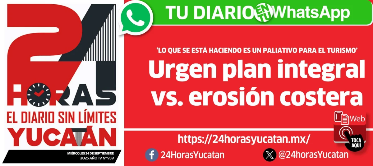 Portada de 24 Horas Yucatan