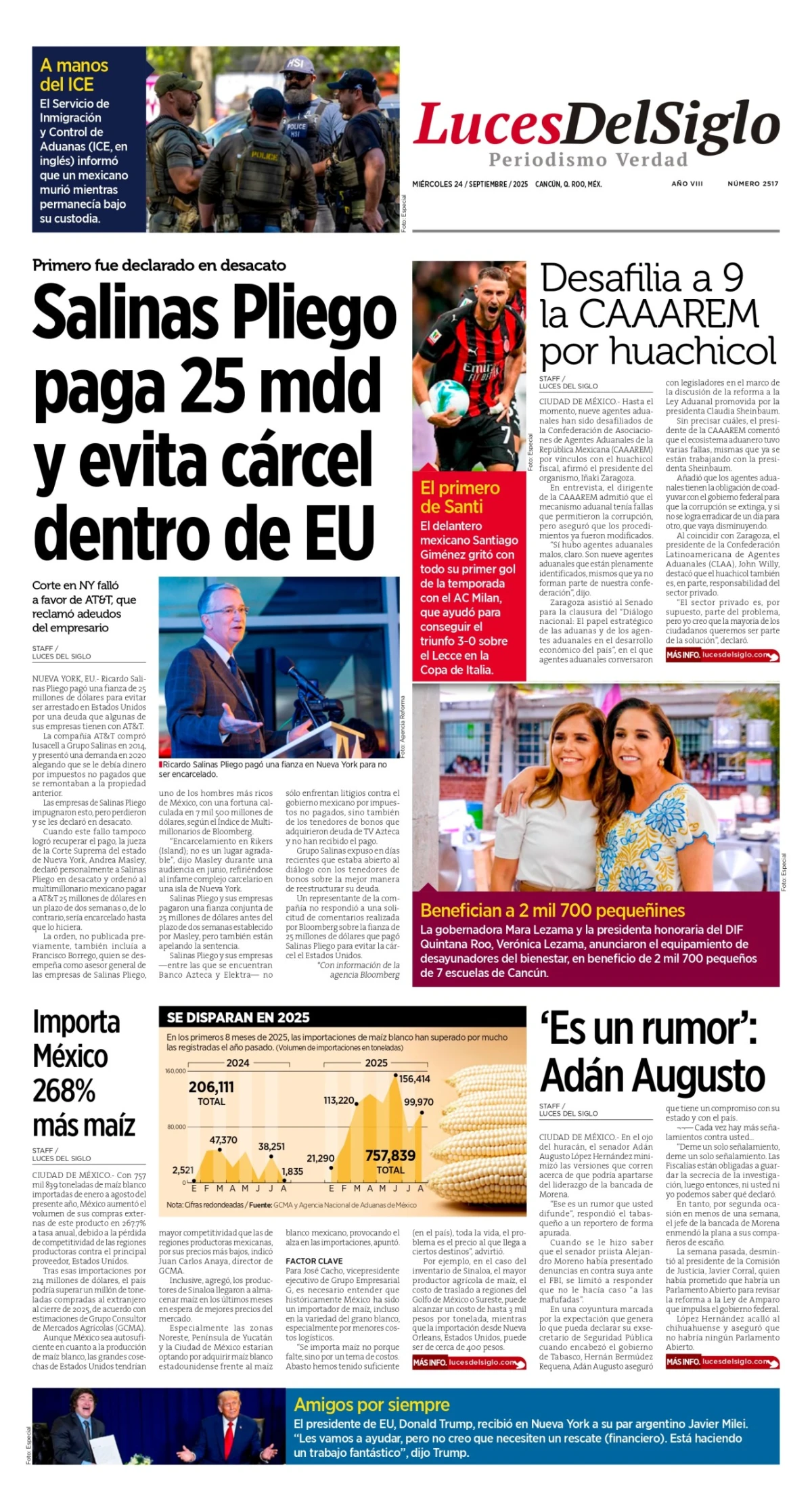 Portada de Luces del Siglo