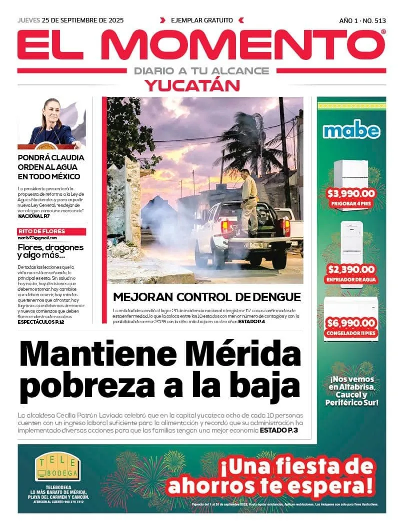 Portada de El Momento Yucatan