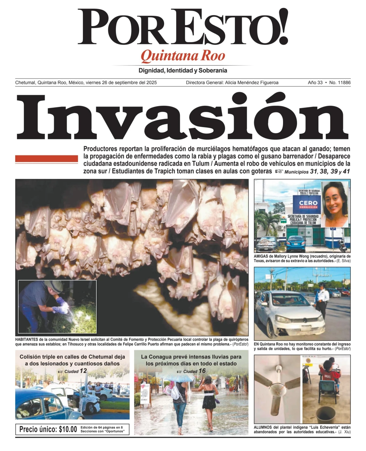Portada de Por Esto (quintana Roo Chetumal)