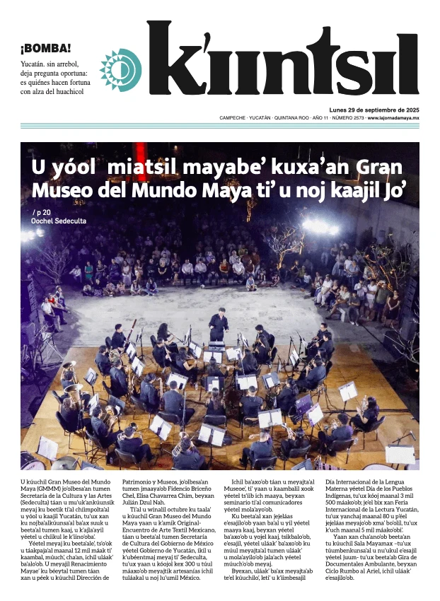Portada de La Jornada - Kiintsil