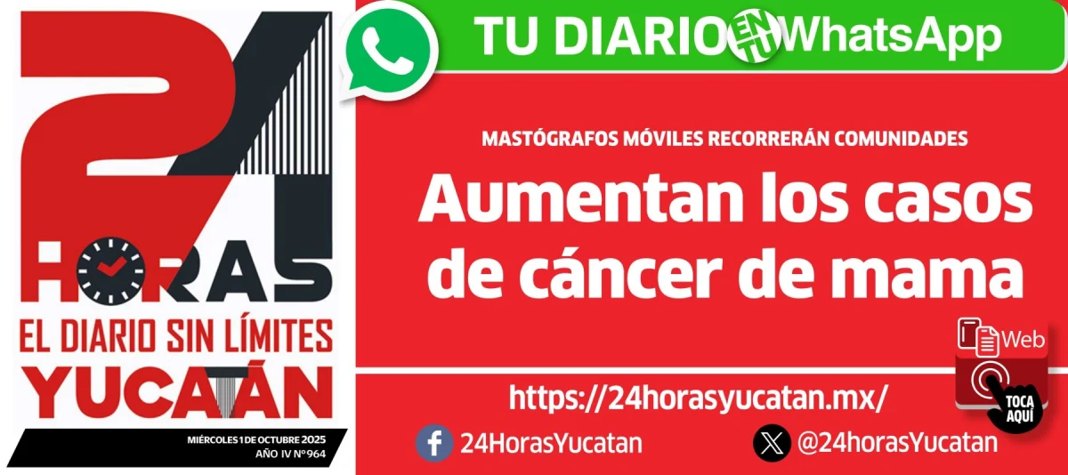 Portada de 24 Horas Yucatan
