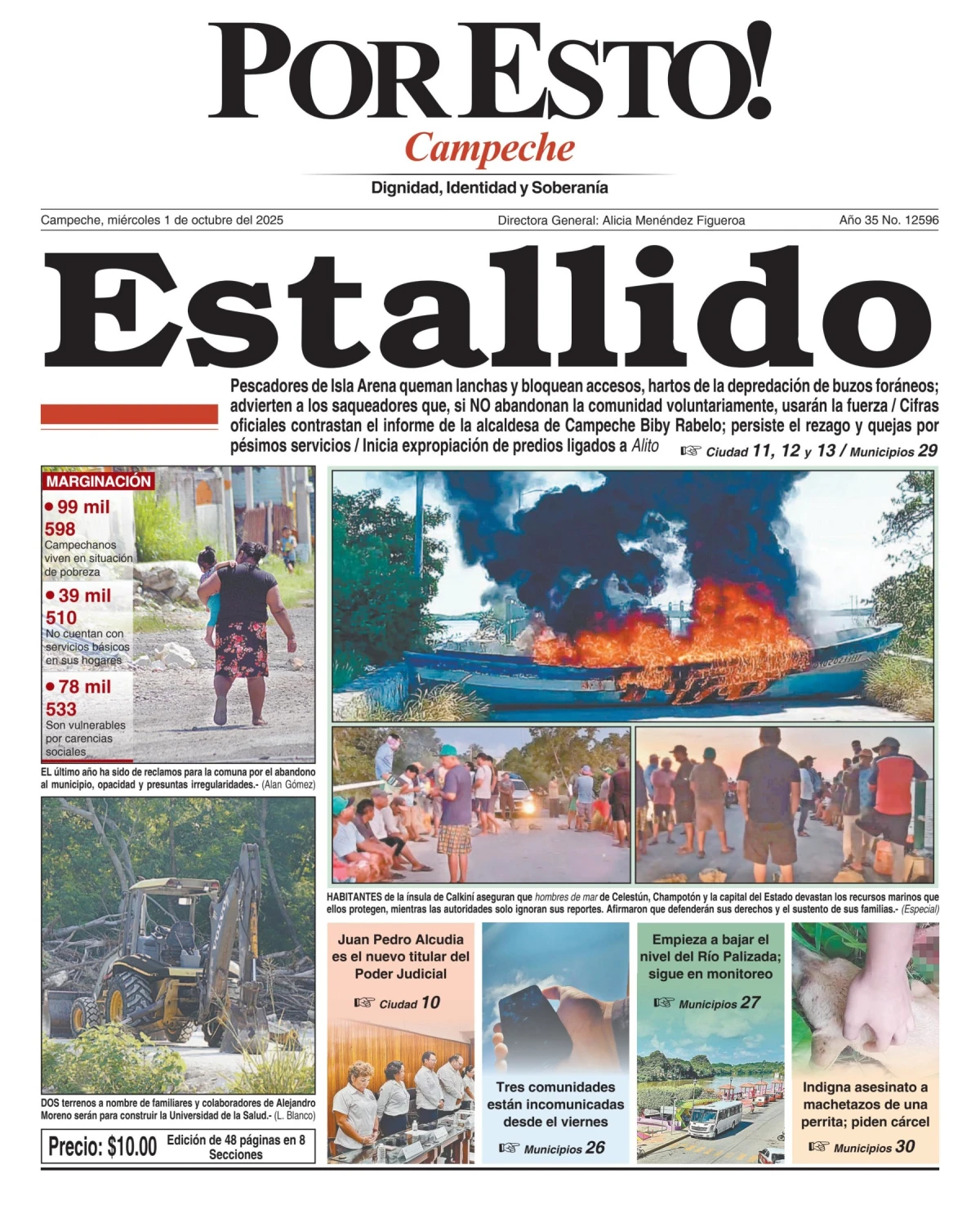 Portada de Por Esto (campeche)