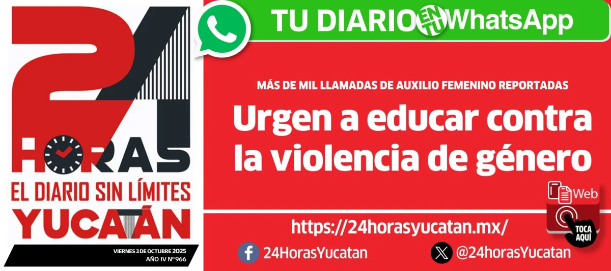 Portada de 24 Horas Yucatan