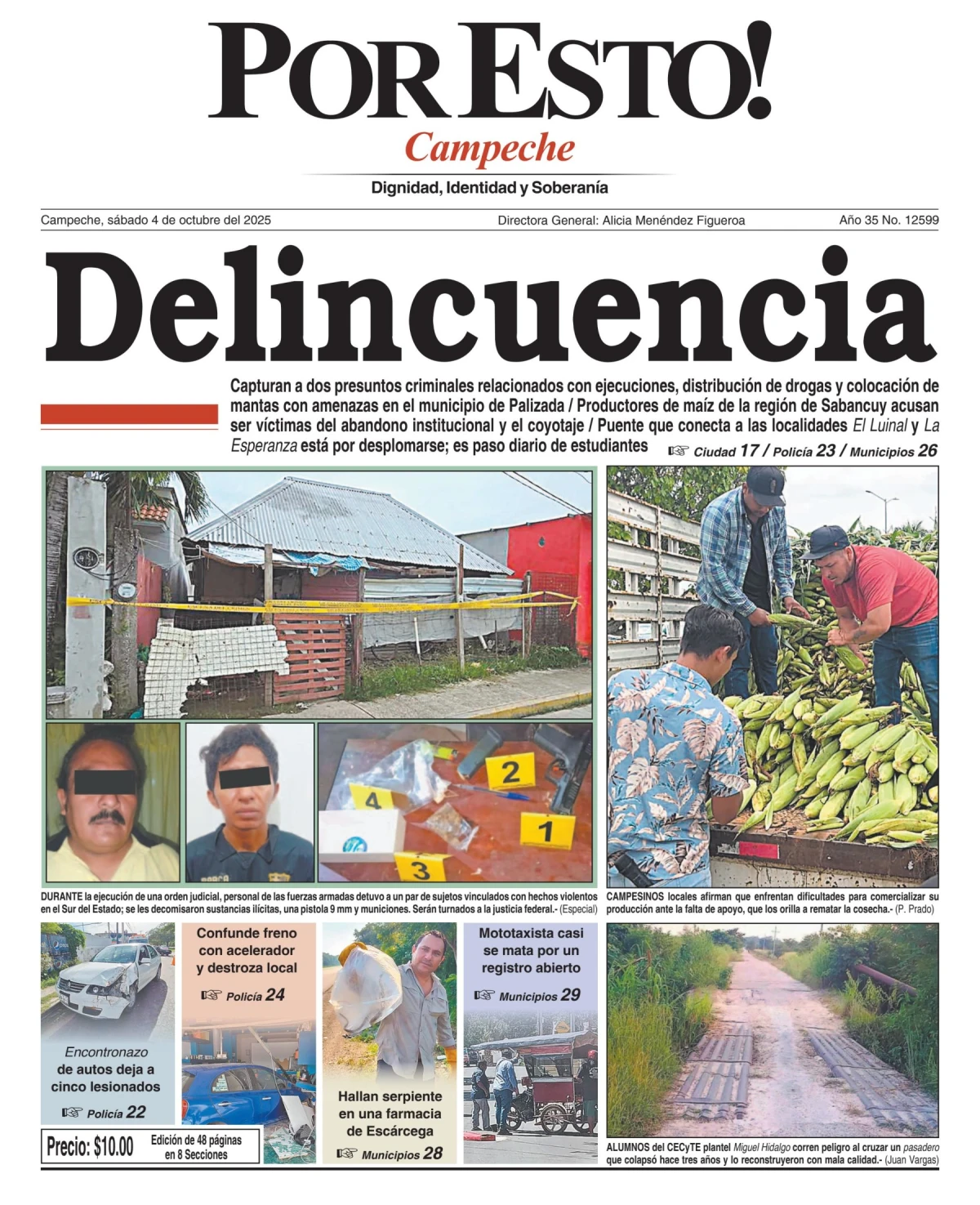 Portada de Por Esto (campeche)