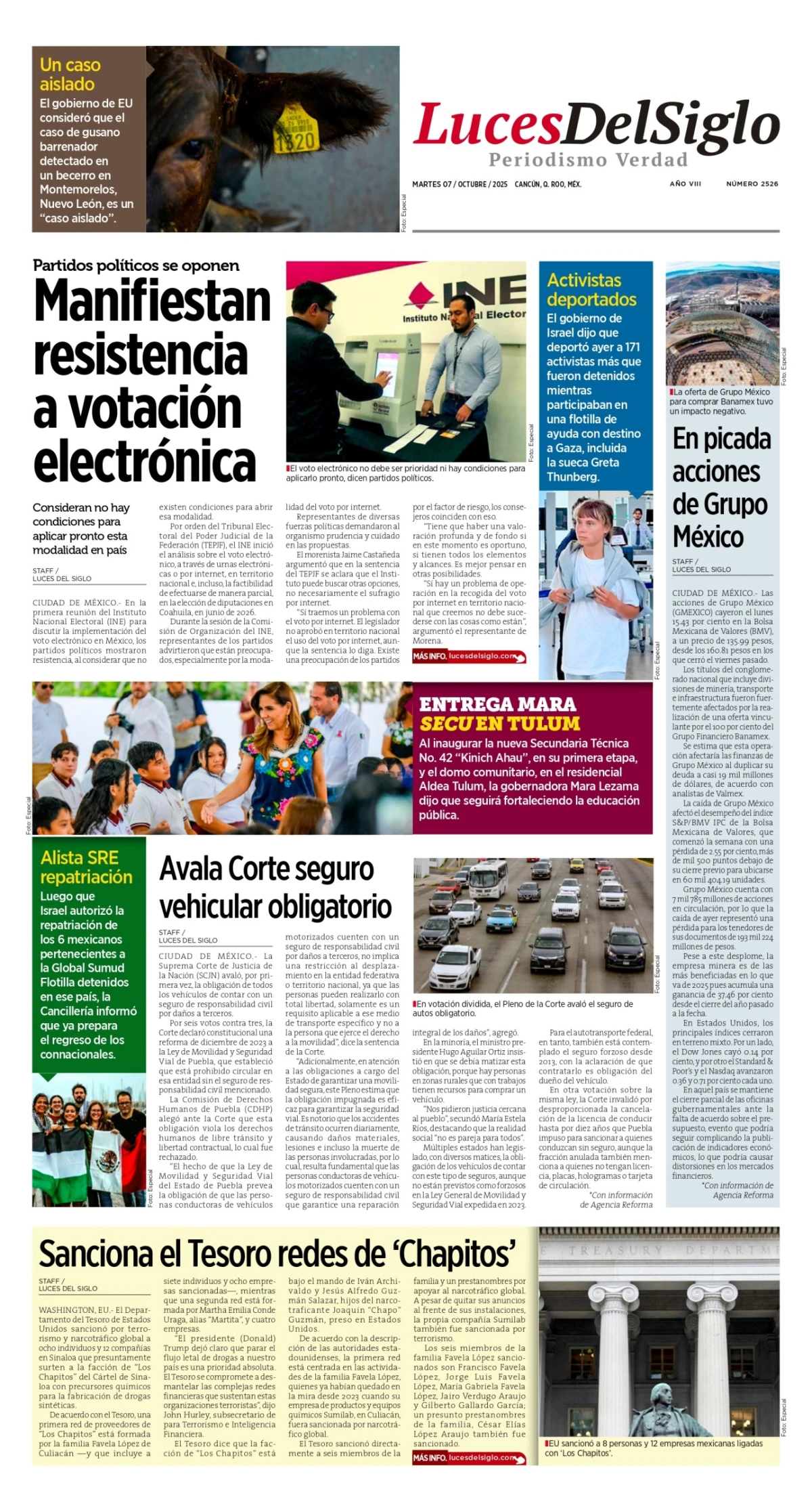 Portada de Luces del Siglo