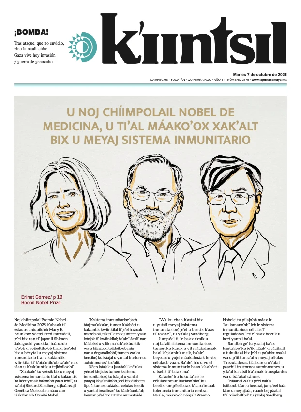 Portada de La Jornada - Kiintsil