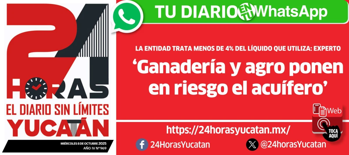 Portada de 24 Horas Yucatan