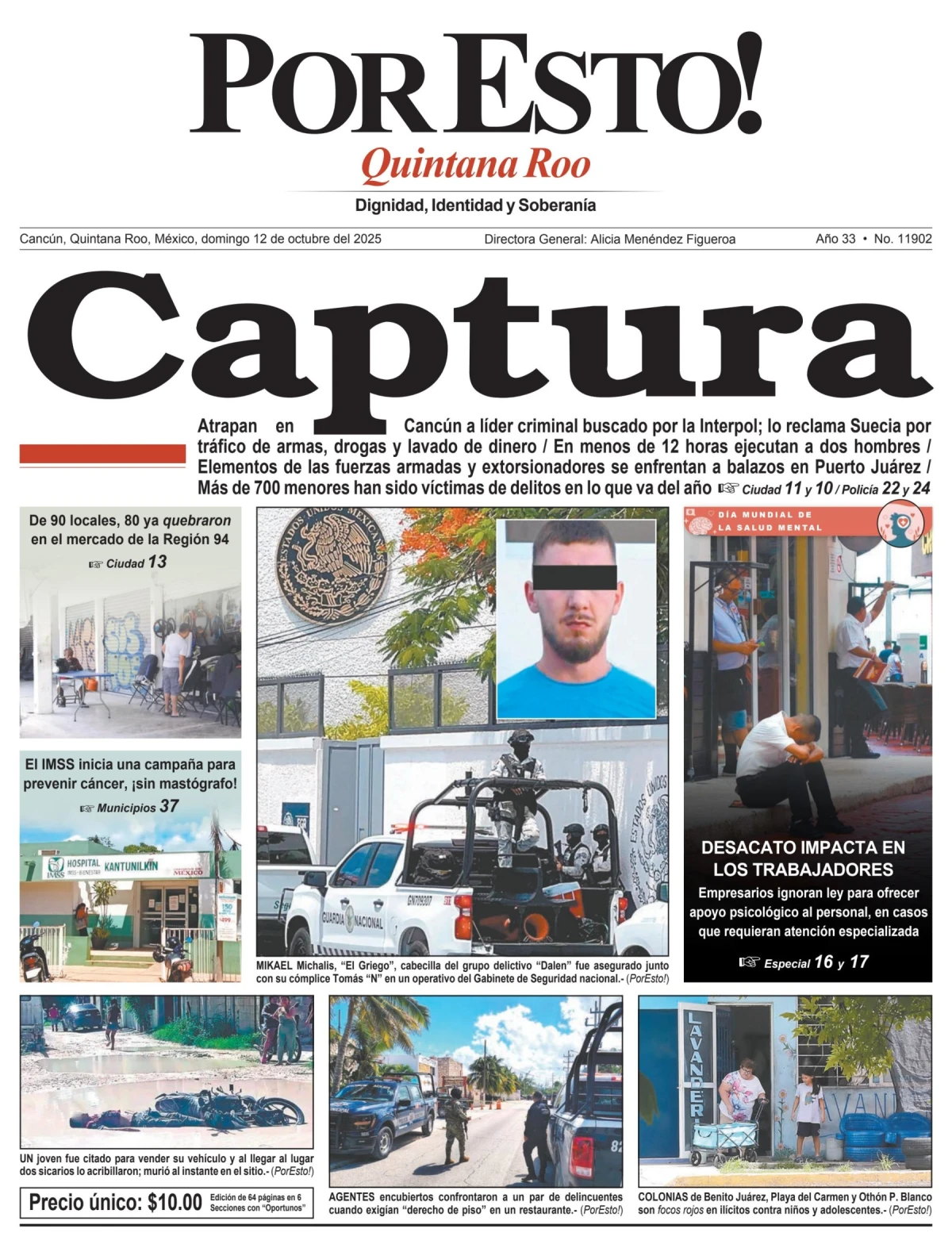 Portada de Por Esto (quintana Roo Cancun)