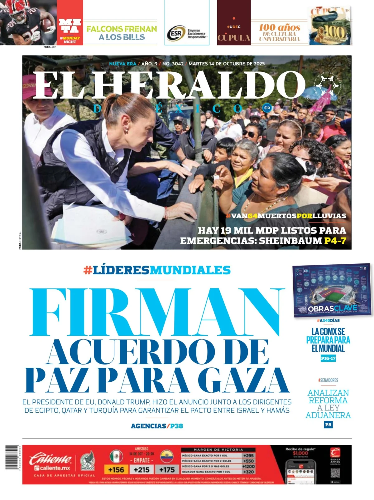 Portada de El Heraldo de Mexico