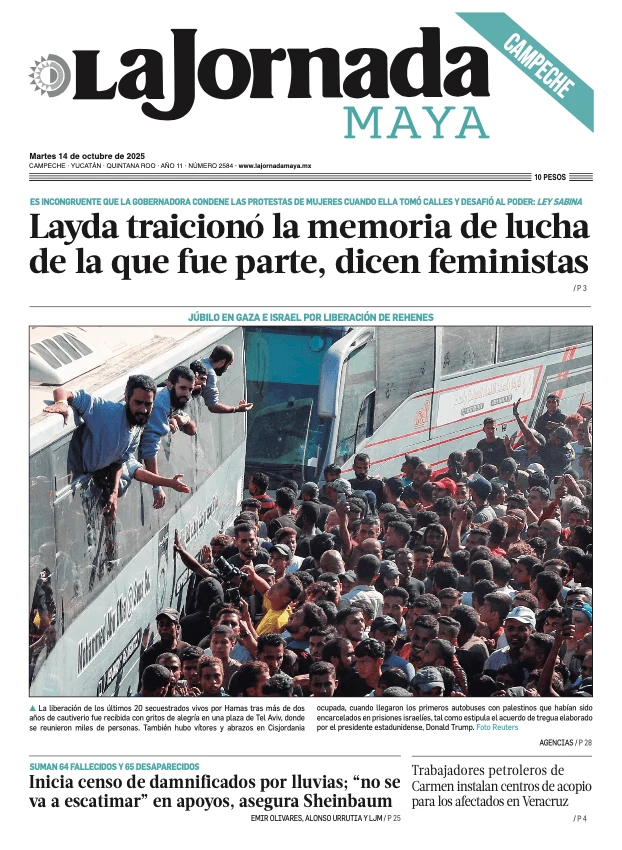 Portada de La Jornada Maya Campeche
