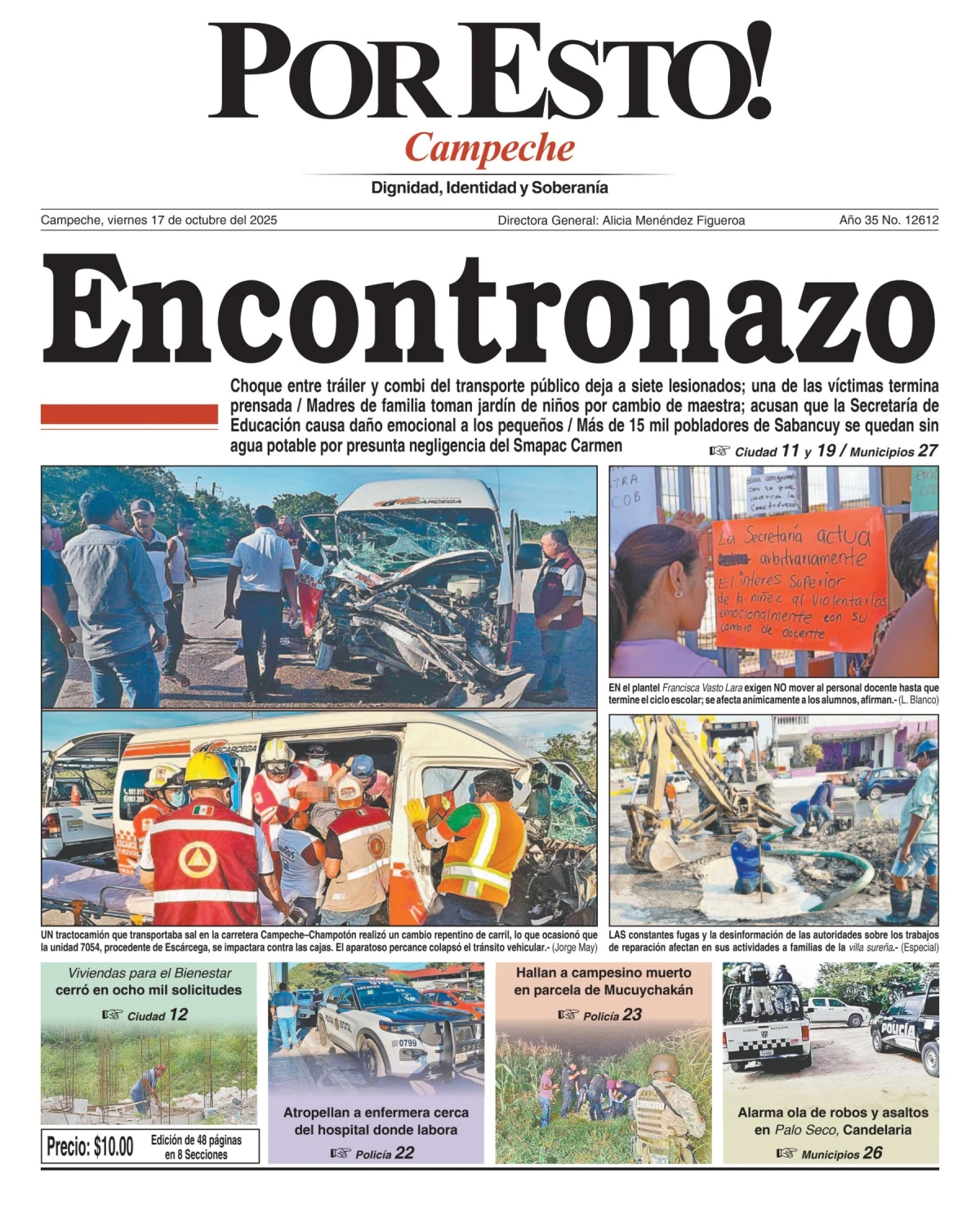 Portada de Por Esto (campeche)