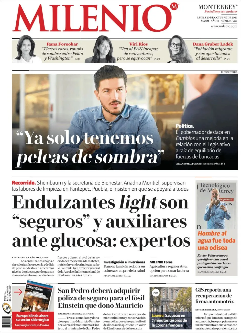 Portada de Milenio