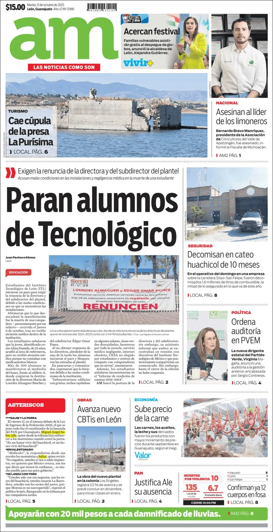 Portada de Am Corredor Industrial del martes, 21 de octubre de 2025