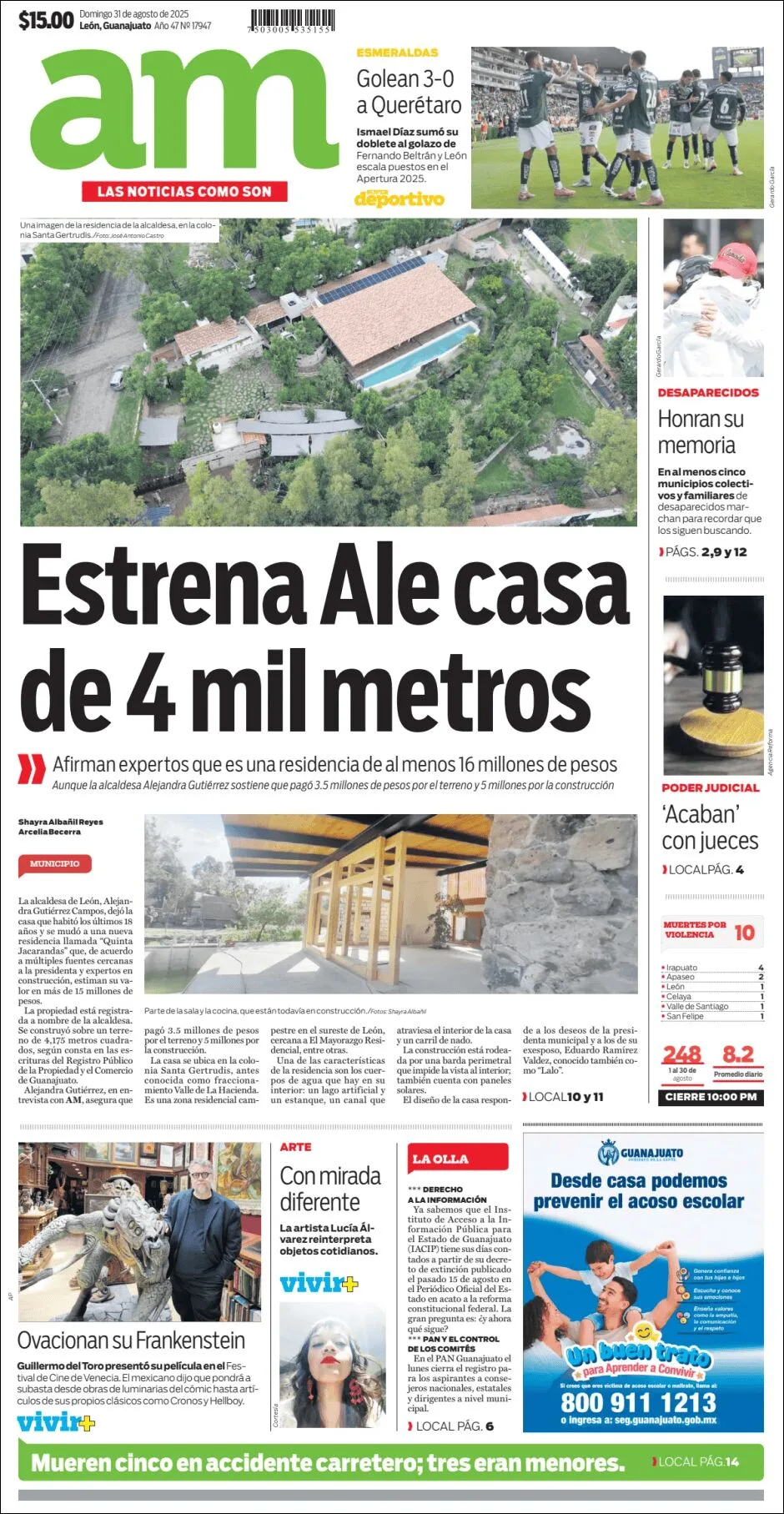 Portada de Am Corredor Industrial del domingo, 31 de agosto de 2025