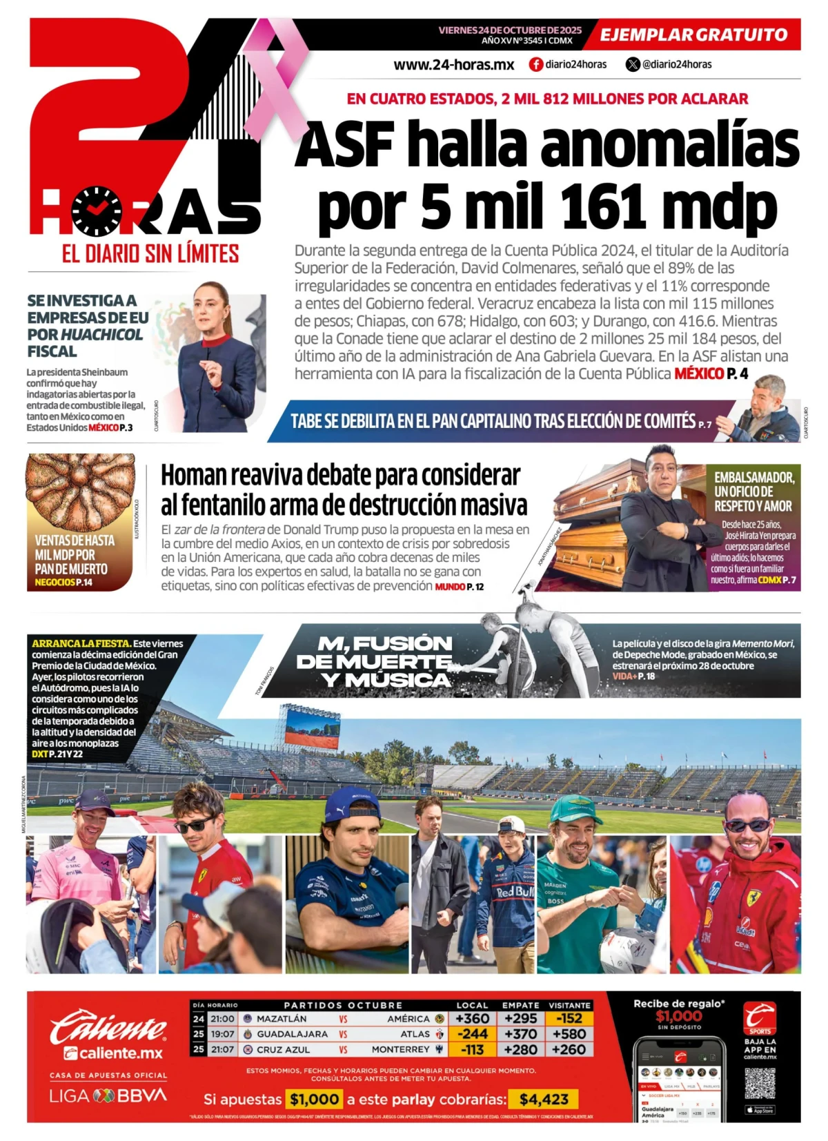Portada de 24 Horas