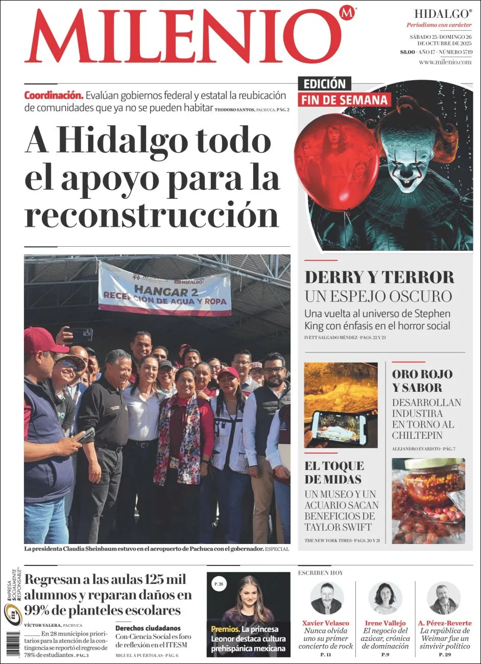 Portada de Milenio Hidalgo