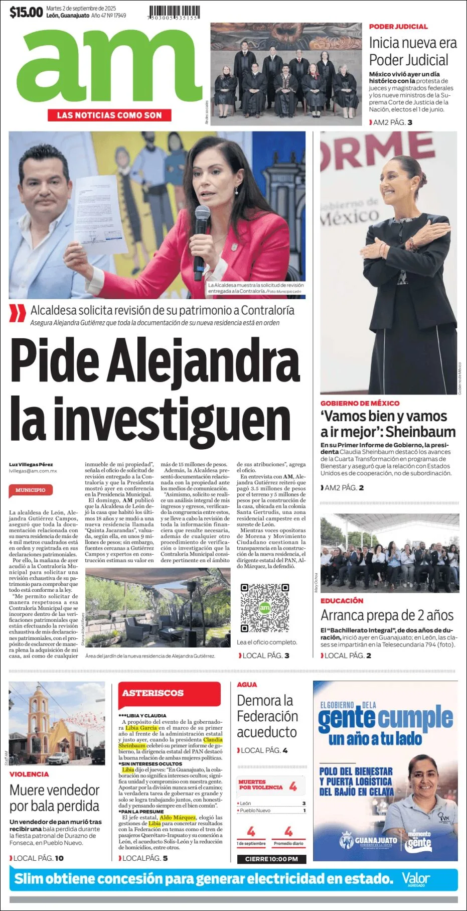 Portada de Am Corredor Industrial del martes, 2 de septiembre de 2025