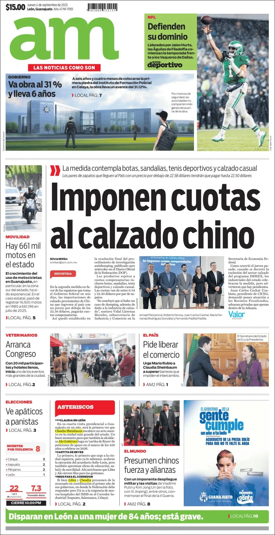 Portada de Am Corredor Industrial del jueves, 4 de septiembre de 2025