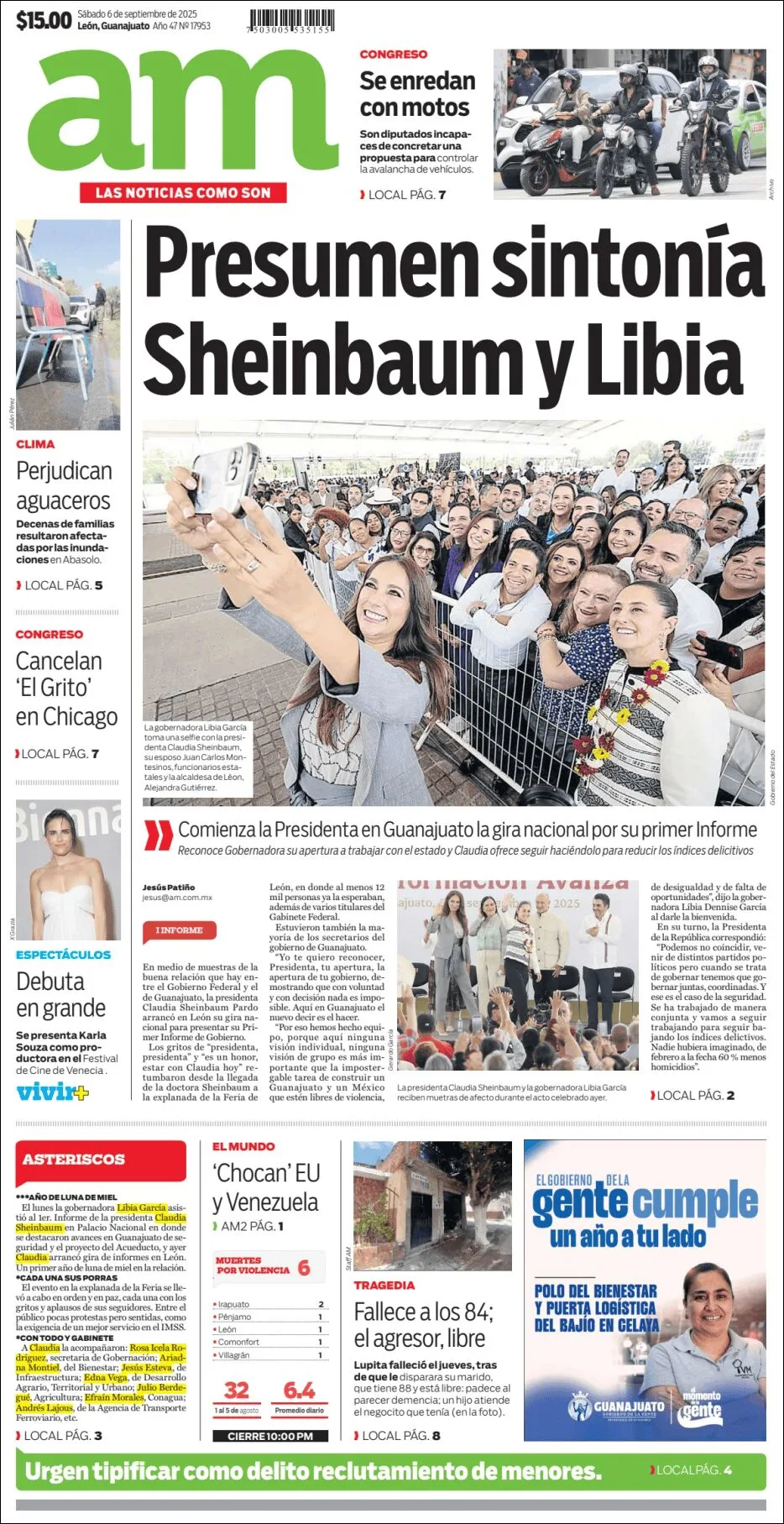 Portada de Am Corredor Industrial del sábado, 6 de septiembre de 2025