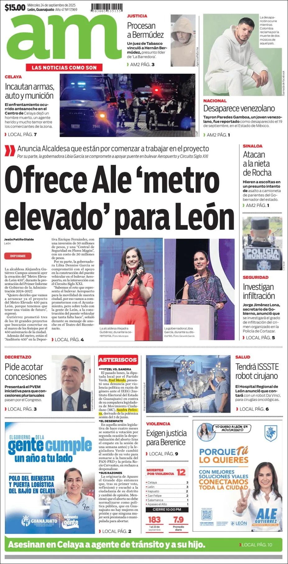 Portada de Am Corredor Industrial del miércoles, 24 de septiembre de 2025