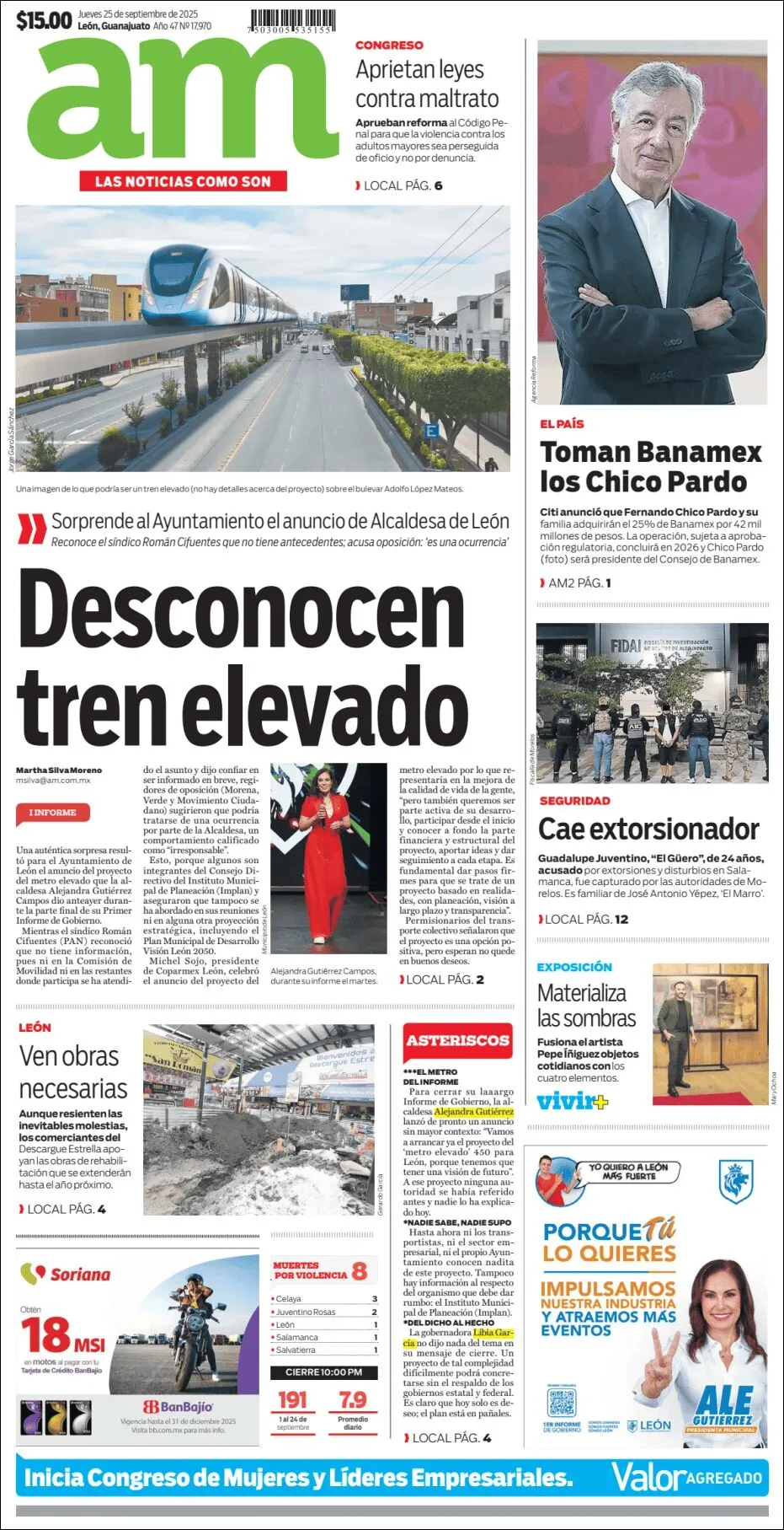 Portada de Am Corredor Industrial del jueves, 25 de septiembre de 2025