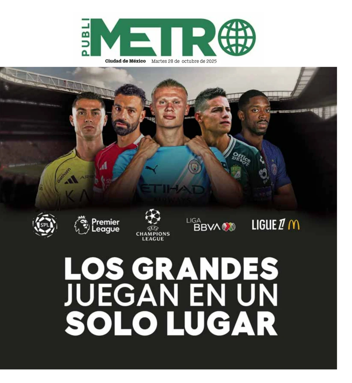 Portada de Publimetro Nacional