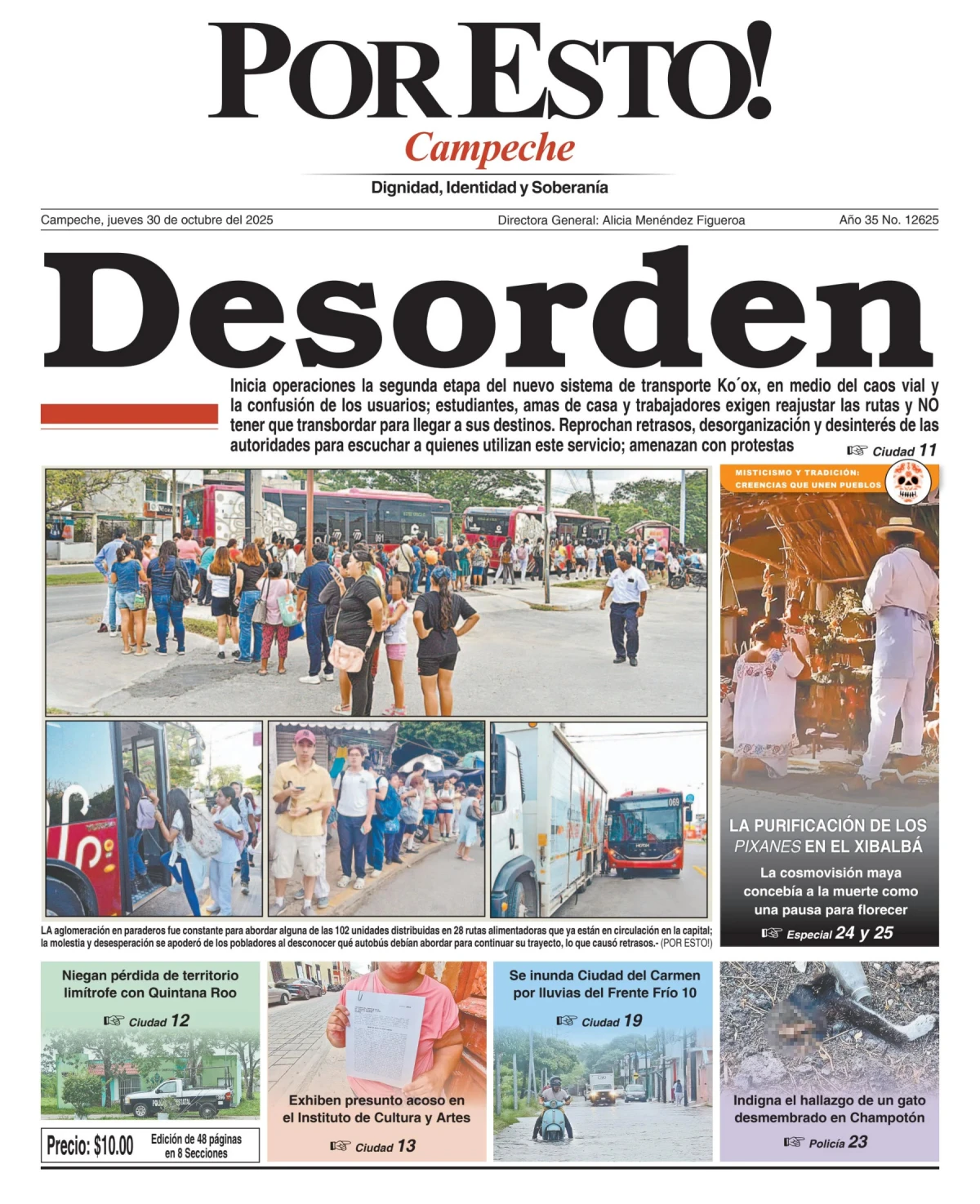 Portada de Por Esto (campeche)