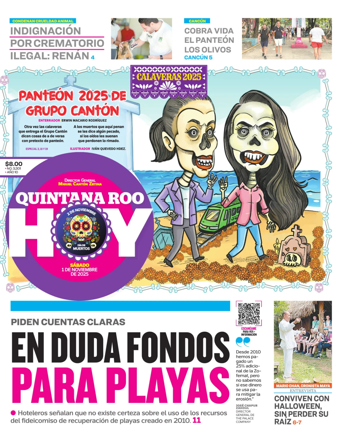Portada de Quintana Roo Hoy (portada)