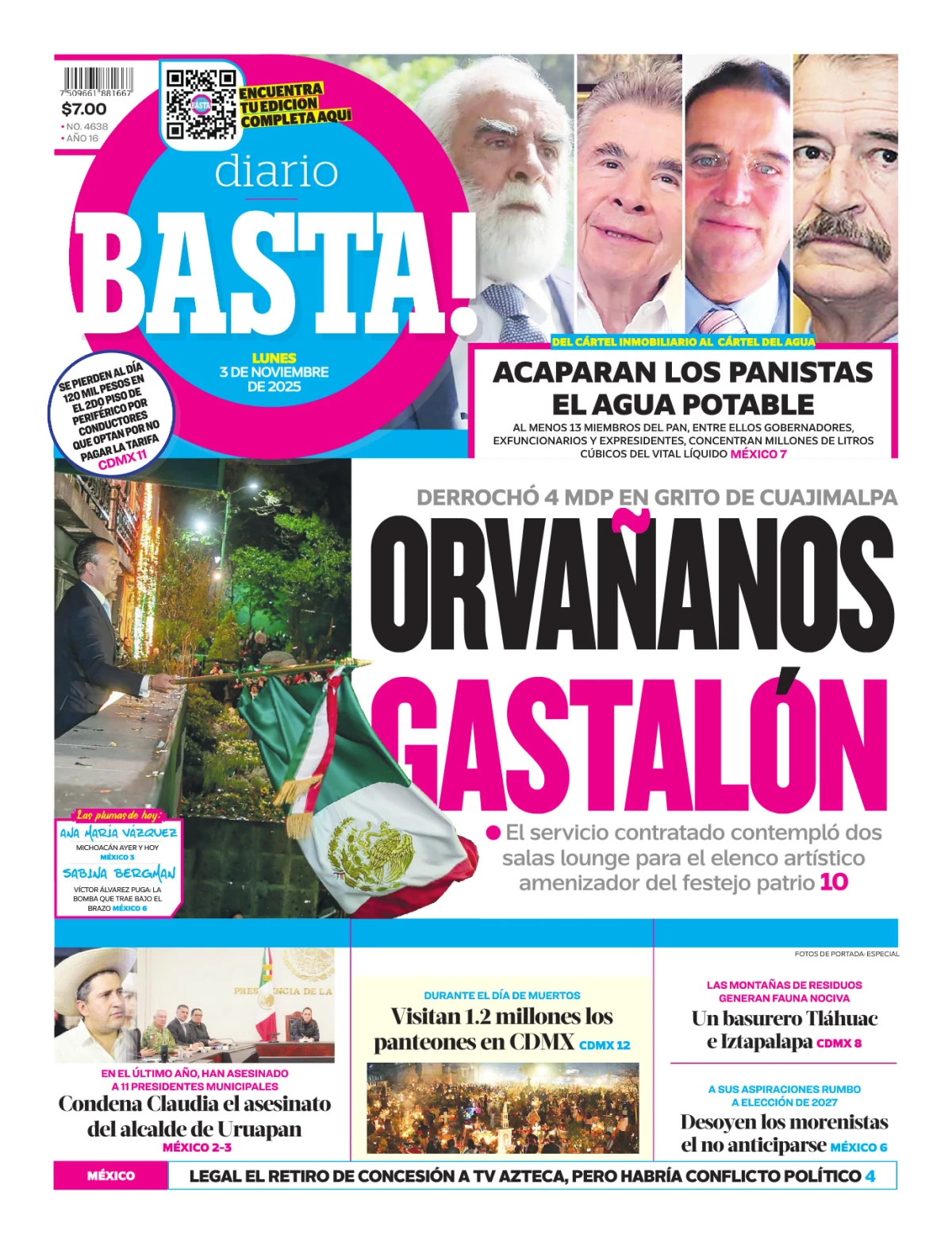 Portada de Basta! (portada)