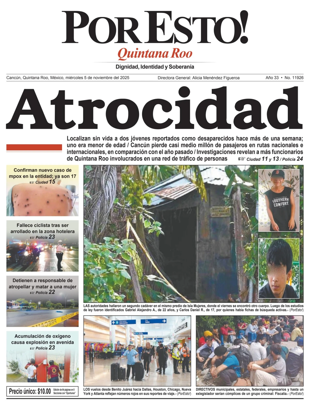 Portada de Por Esto (quintana Roo Cancun)