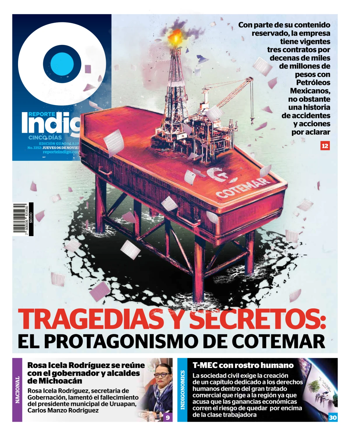 Portada de Reporte Indigo Guadalajara del jueves, 6 de noviembre de 2025