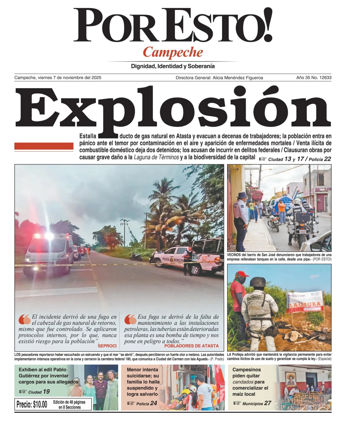 Portada de Por Esto (campeche)