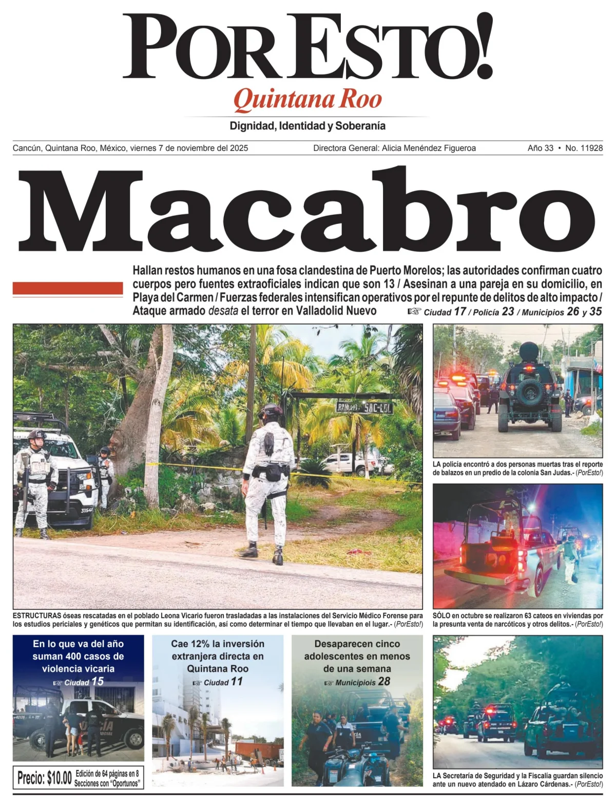Portada de Por Esto (quintana Roo Cancun)