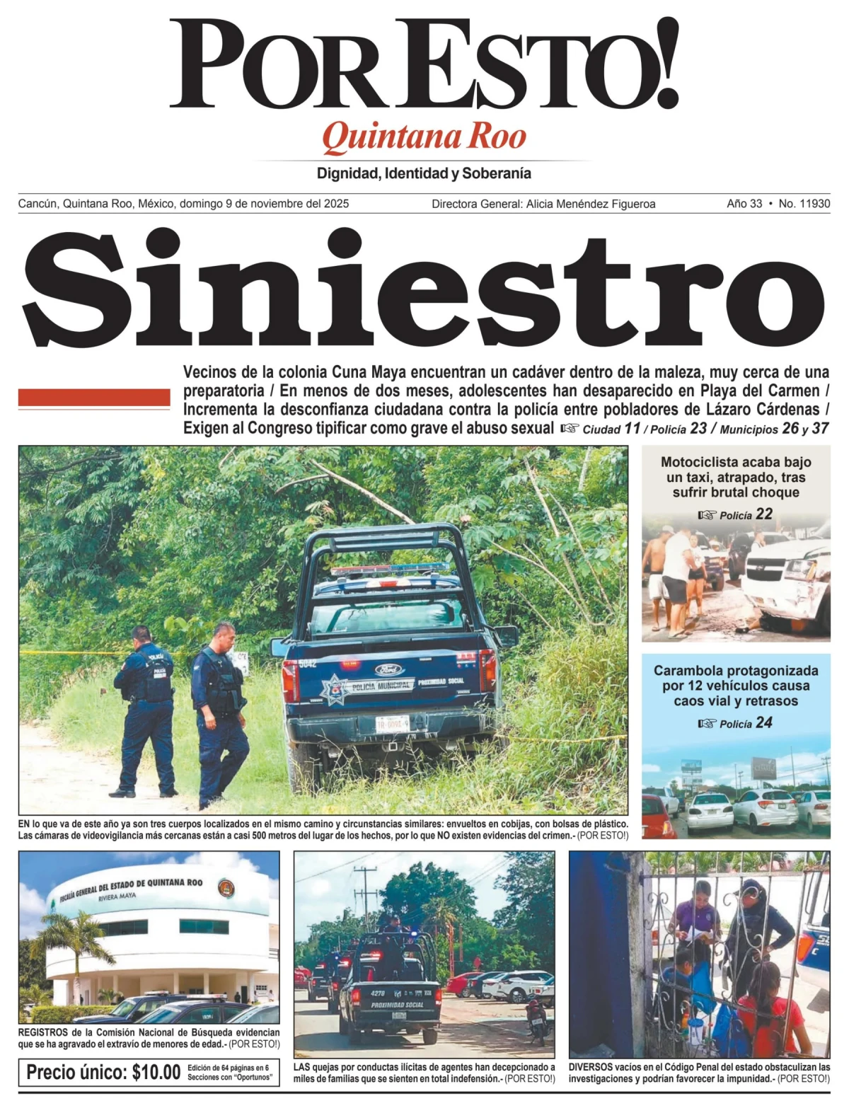 Portada de Por Esto (quintana Roo Cancun)