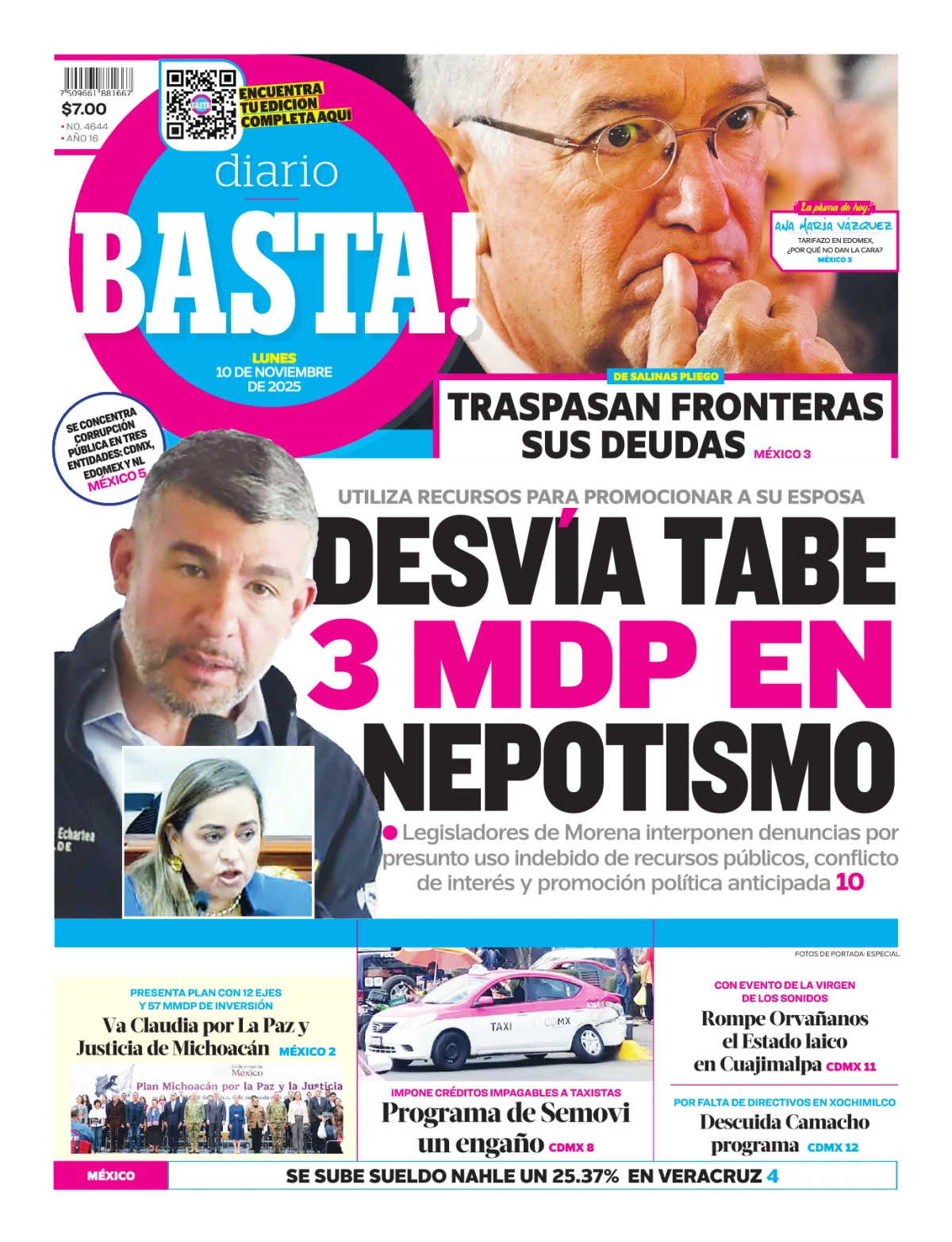 Portada de Basta! (portada)
