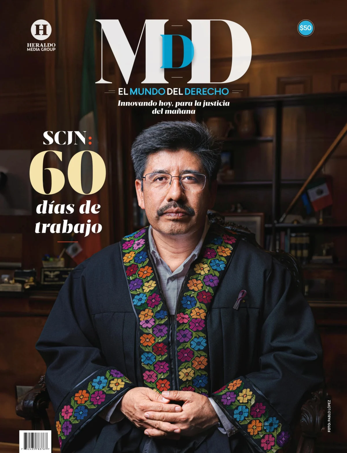 Portada de El Heraldo de Mexico - el Mundo del Derecho del 2025-11-11
