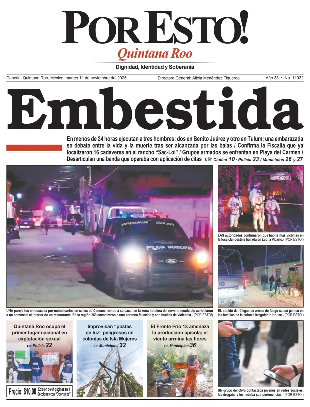 Portada de Por Esto (quintana Roo Cancun)